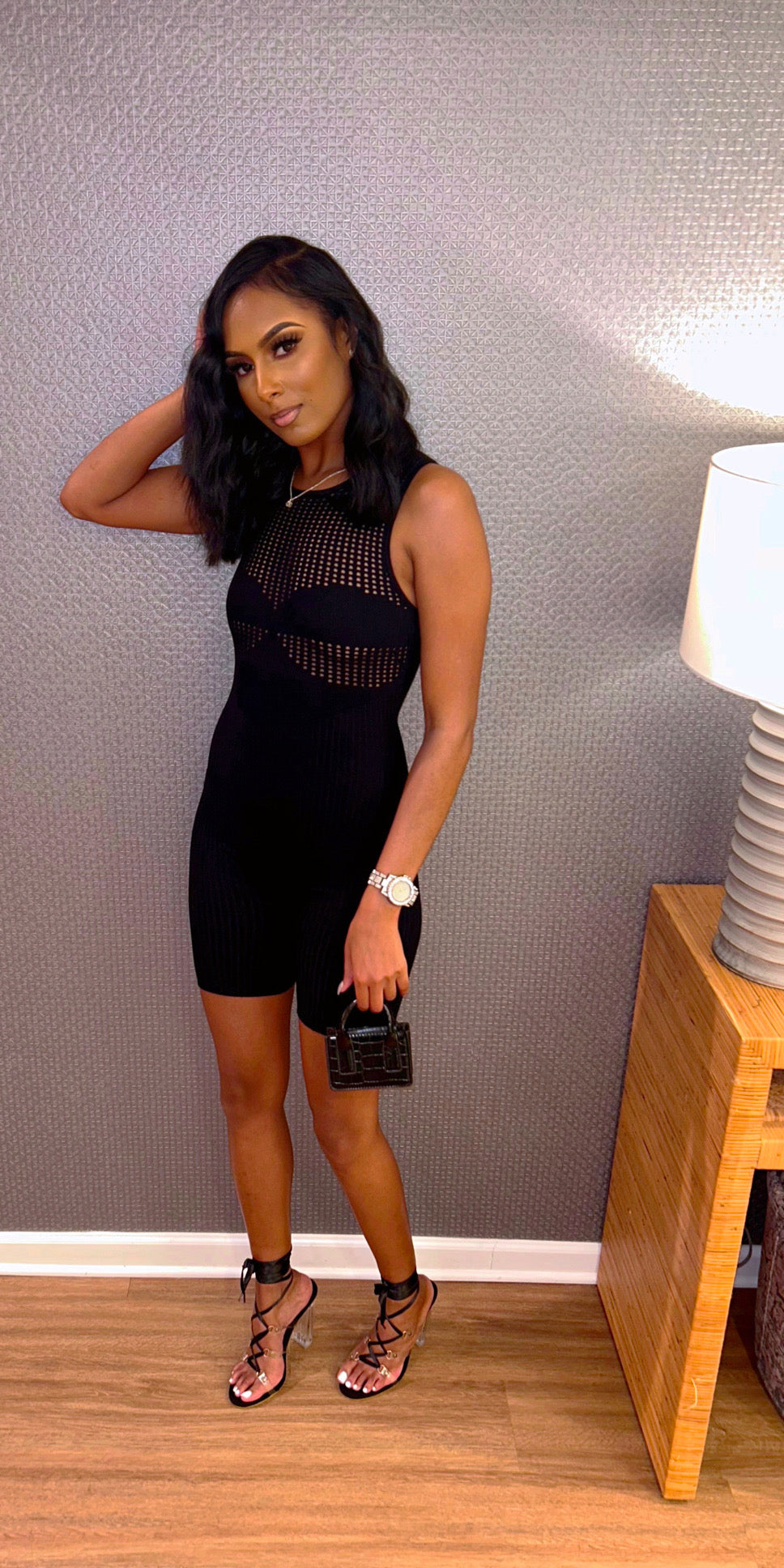 Blurred Lines - Romper