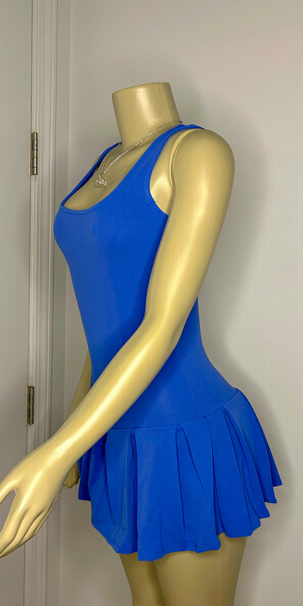 Pleated - Mini Dress